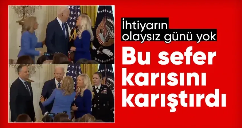 ABD Başkanı Joe Biden eşini başka kadınla karıştırdı