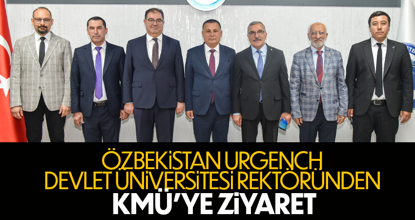 Özbekistan Urgench Devlet Üniversitesi Rektöründen Kmü’ye Ziyaret