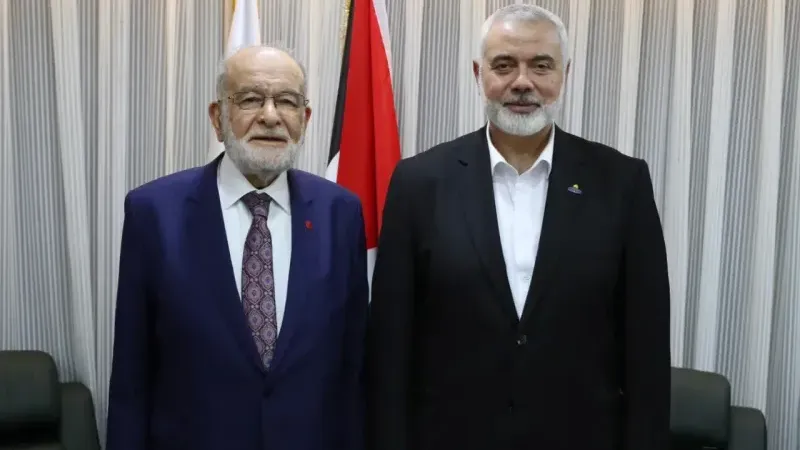 Karamollaoğlu’ndan Haniye paylaşımı: Mücadelesine şahidiz