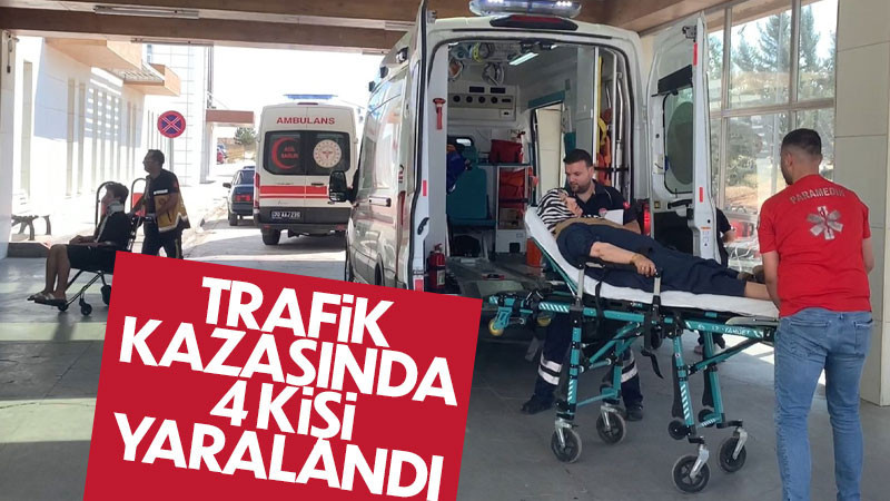 Karaman’da otomobil yoldan çıktı: 4 yaralı 