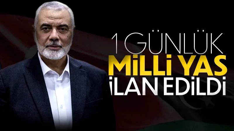 Türkiye'de 1 günlük milli yas ilan edildi
