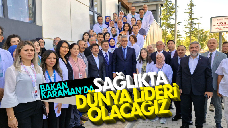 Sağlık Bakanı Kemal Memişoğlu, Karaman'da