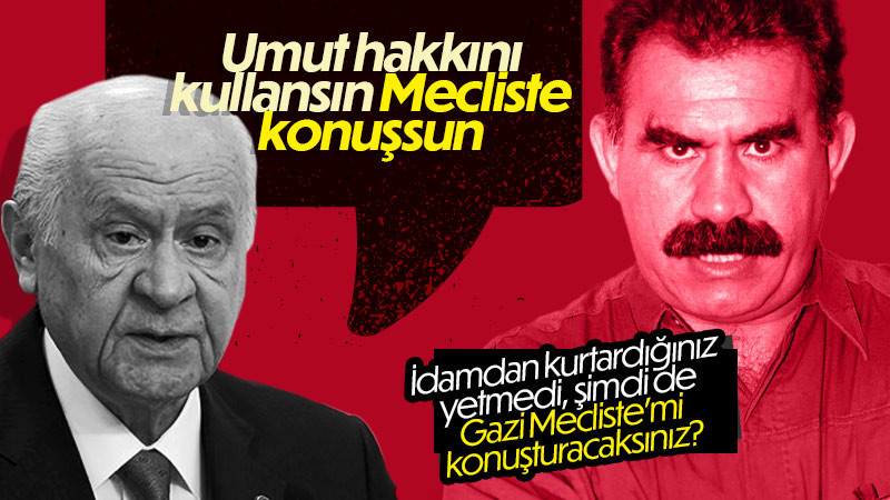 Bahçeli: Terörist başının tecridi kaldırılırsa gelsin TBMM'de konuşsun