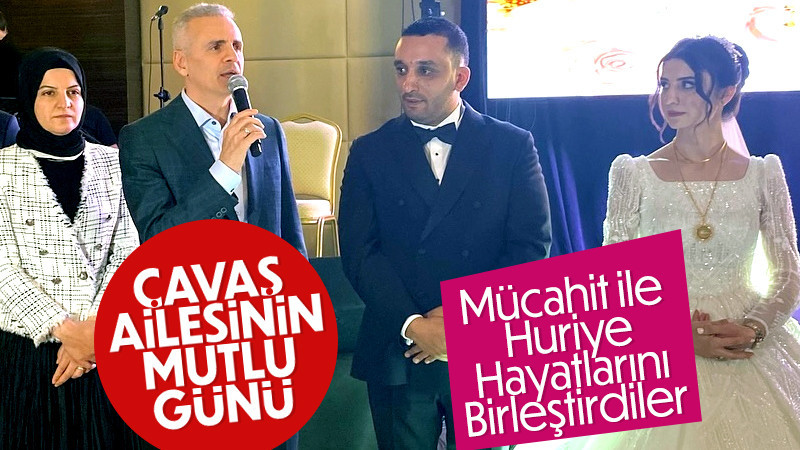 Mücahit Çavaş ile Huriye Özçelik hayatlarını birleştirdiler