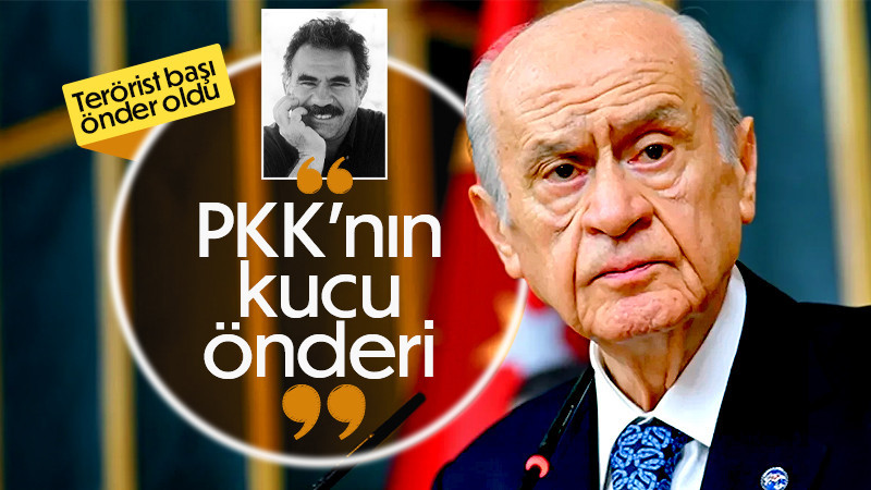 Bahçeli, Öcalan'a ilk kez 'terörist elebaşı' yerine 'pkk'nın kurucu önderi' dedi.