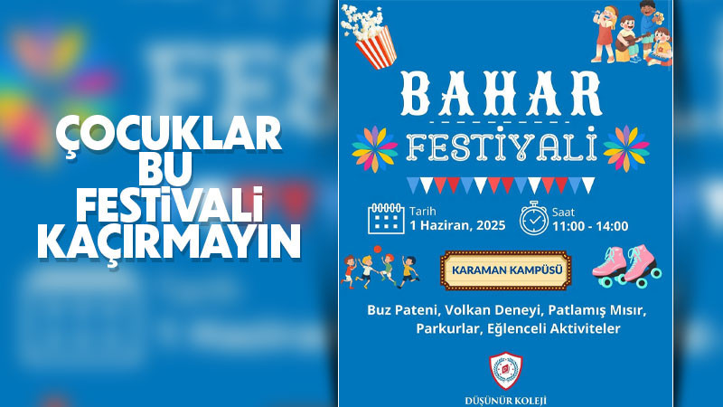 Düşünür Koleji'nden Renkli Bahar Festivali