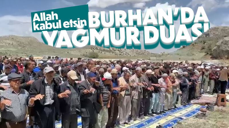 Burhan Köyü’nde Yağmur Duası Yapıldı