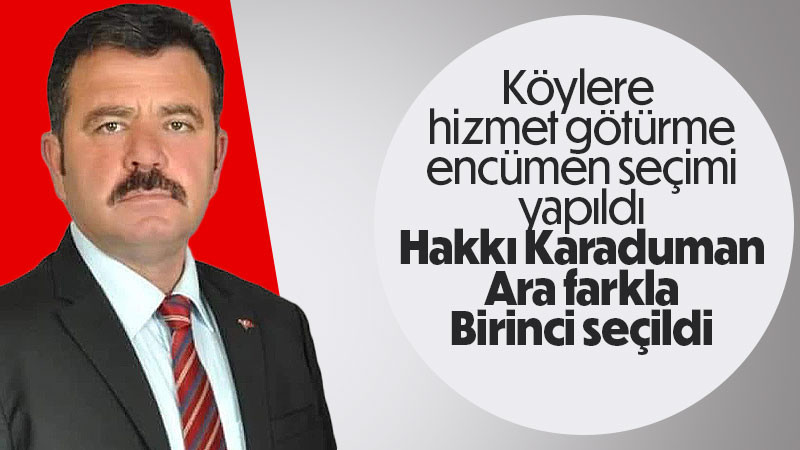 Köylere Hizmet Götürme Birliği Encümen Seçimleri Yapıldı