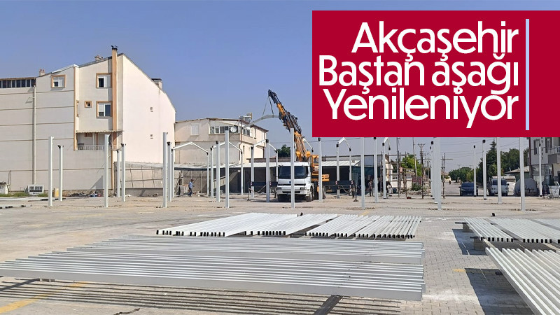 Akçaşehir Beldesi Baştan Aşağı Yenileniyor!