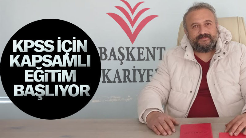 KPSS İçin Kapsamlı Eğitim Başlıyor