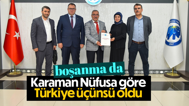 Karaman Boşanma nedenleri araştırma projesi tamamlandı