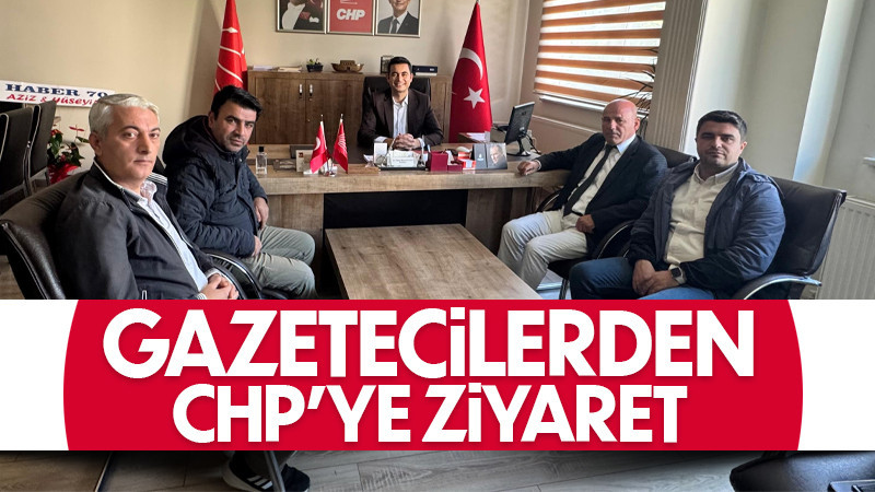 Gazetecilerden CHP İl Başkanı Evcen’e Hayırlı Olsun Ziyareti
