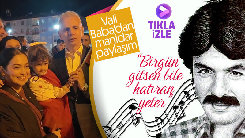 Valiliğin paylaşımında Ferdi Tayfur Müziği dikkat çekti