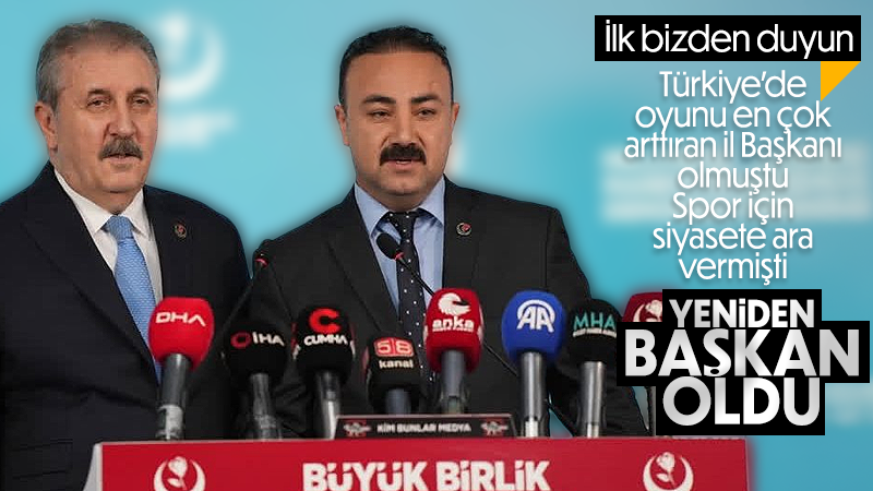 Mesut Soyfidan yeniden BBP si İl Başkanı oldu