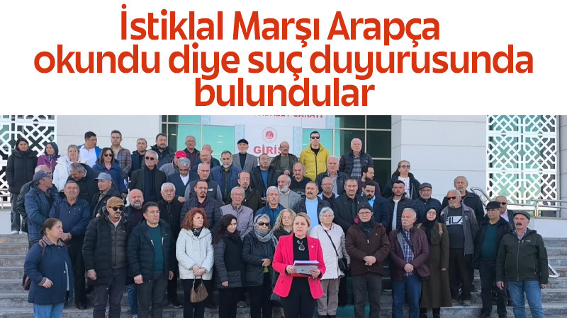 Ezanı Arapça okunmasına suç duyurusu