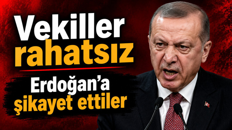 Erdoğan'a şikayet ettiler
