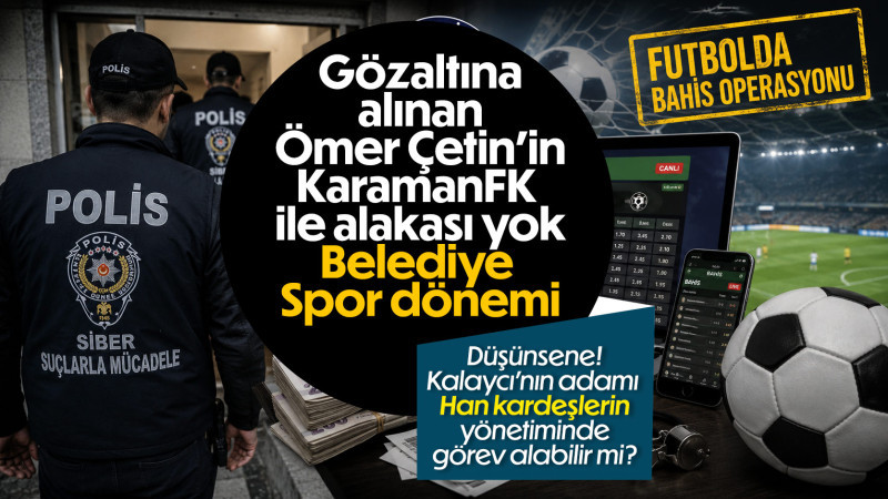 Olay Karaman Belediye Spor döneminde oldu