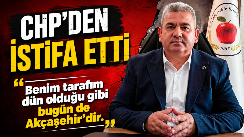 Soner Yeşildaş CHP'den istifa etti