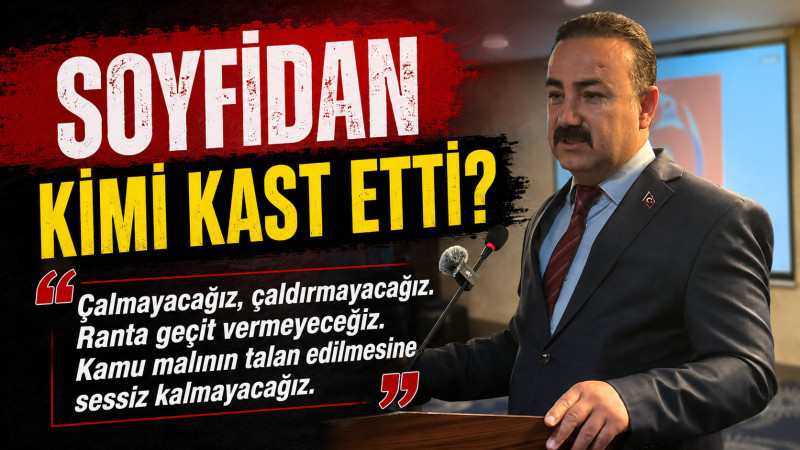 Mesut Soyfidan isim vermeden sert bir şekilde eleştirdi.