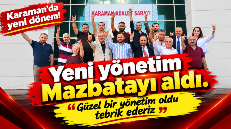 MHP Karaman İl Başkanı Ramazan Erkabaktepe Mazbatasını Aldı