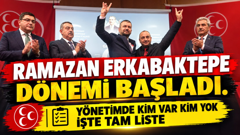 MHP Karaman’da Ramazan Erkabaktepe Dönemi