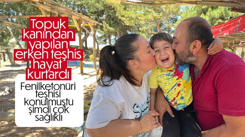 5 yaşındaki Candaş Efe, topuk kanından erken teşhisle sağlıklı büyüyor