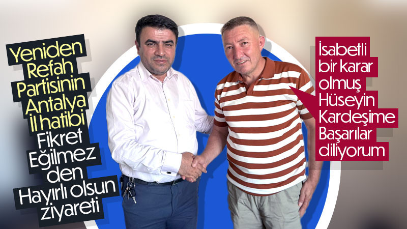 Fikret Eğilmez’den Hüseyin Ölger’e ziyaret