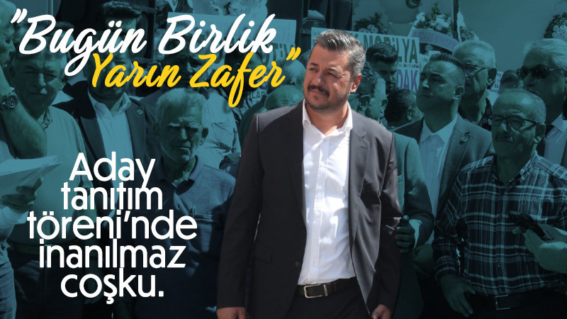Aday Tanıtım Töreni'nde İnanılmaz Coşku. 