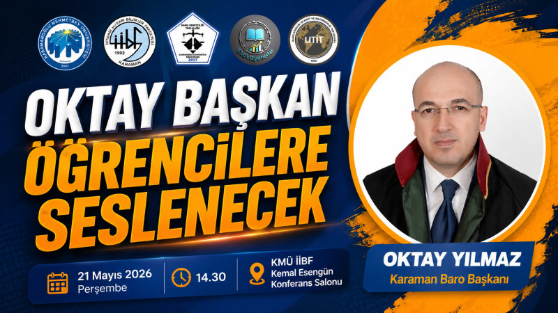 Baro Başkanı Av. Oktay Yılmaz Öğrencilere Seslenecek