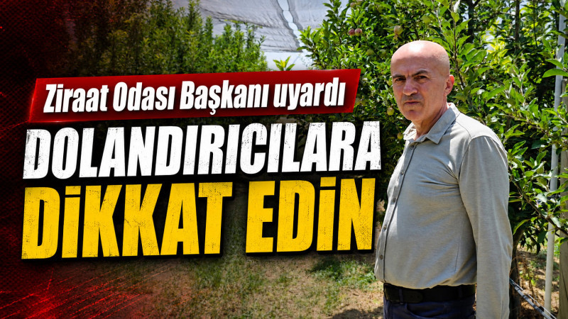 Karaman Ziraat Odası Başkanı Mehmet Bayram: 